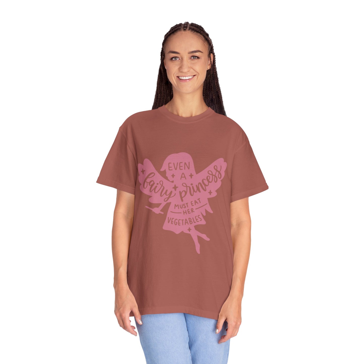 Even A Fairy Princess Must Eat Her Vegetables Parenting Advice Tee Healthy Eating Balanced Diet Unisex Heavy Cotton T-Shirt