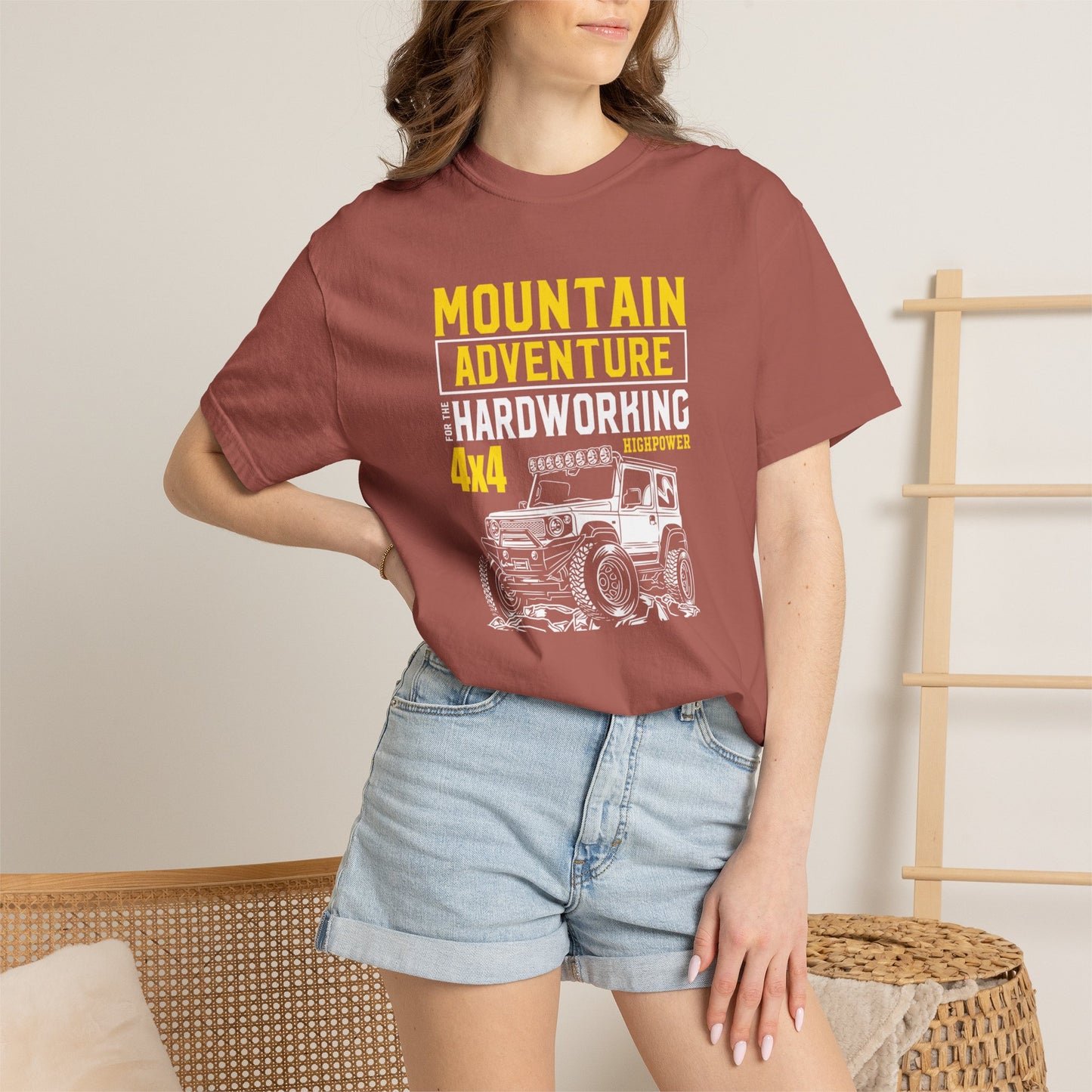Thriller Mountain Adventure Mountain Explorer Sarcastic Alpine Discover Unisex Heavy Cotton T-Shirt