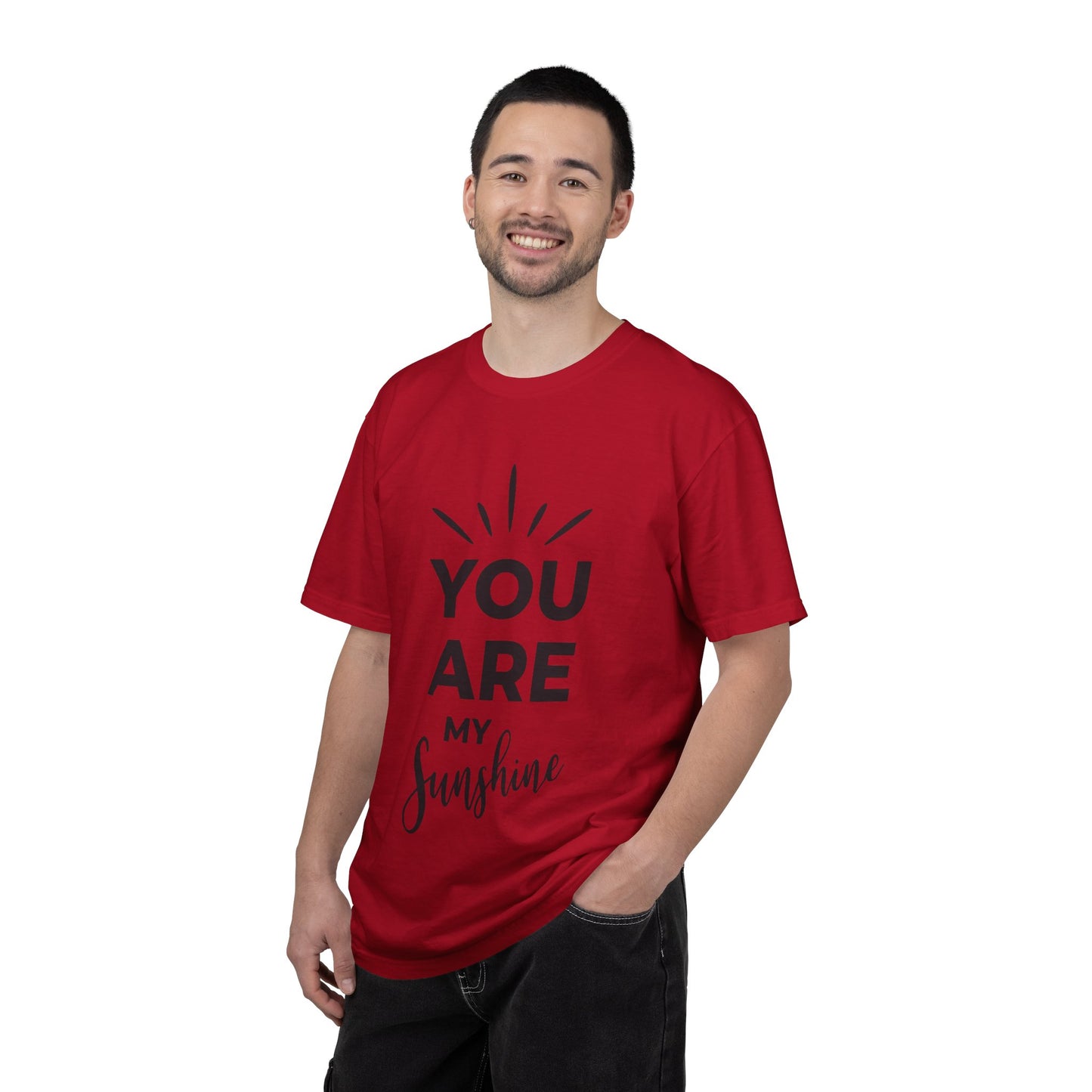 You Are My Sunshine Lovers Tee Hug Rainbow Passion Unconditional Soulful Connection Unisex Heavy Cotton T-Shirt