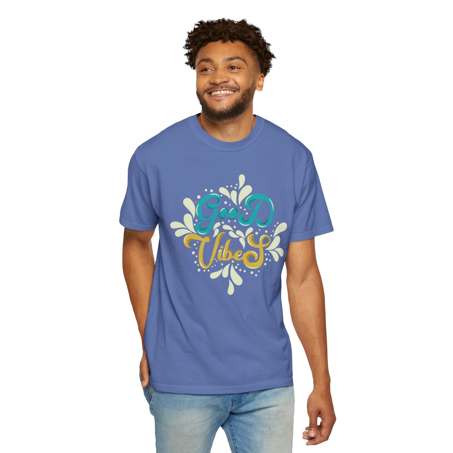Good Vibes Motivational Tee Let Go Of Negativity Focus On Solutions Growth Mindset Unisex Heavy Cotton T-Shirt