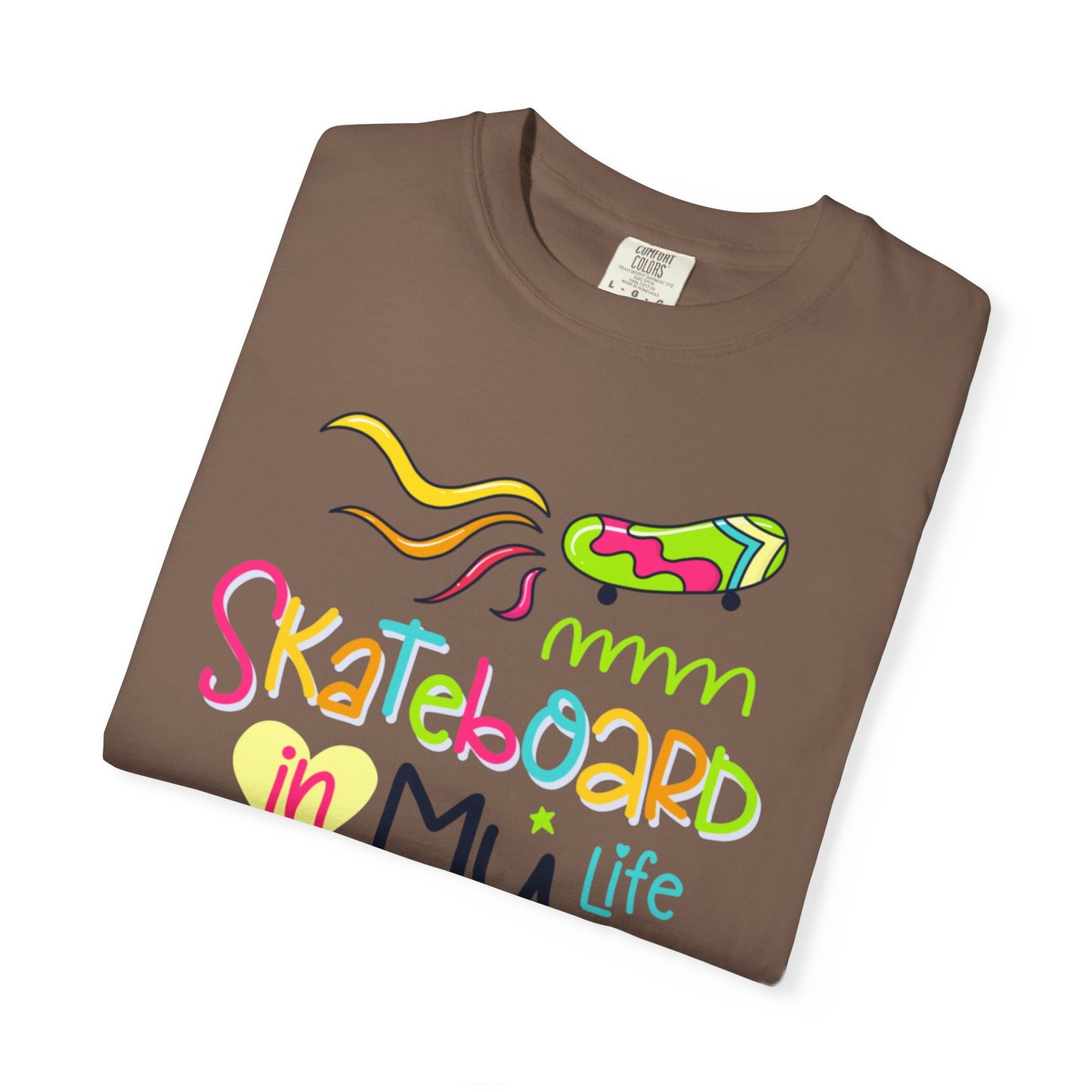 Skateboard In My Life Skater Competitions Boarding Fitness Tee Unisex Heavy Cotton T-Shirt
