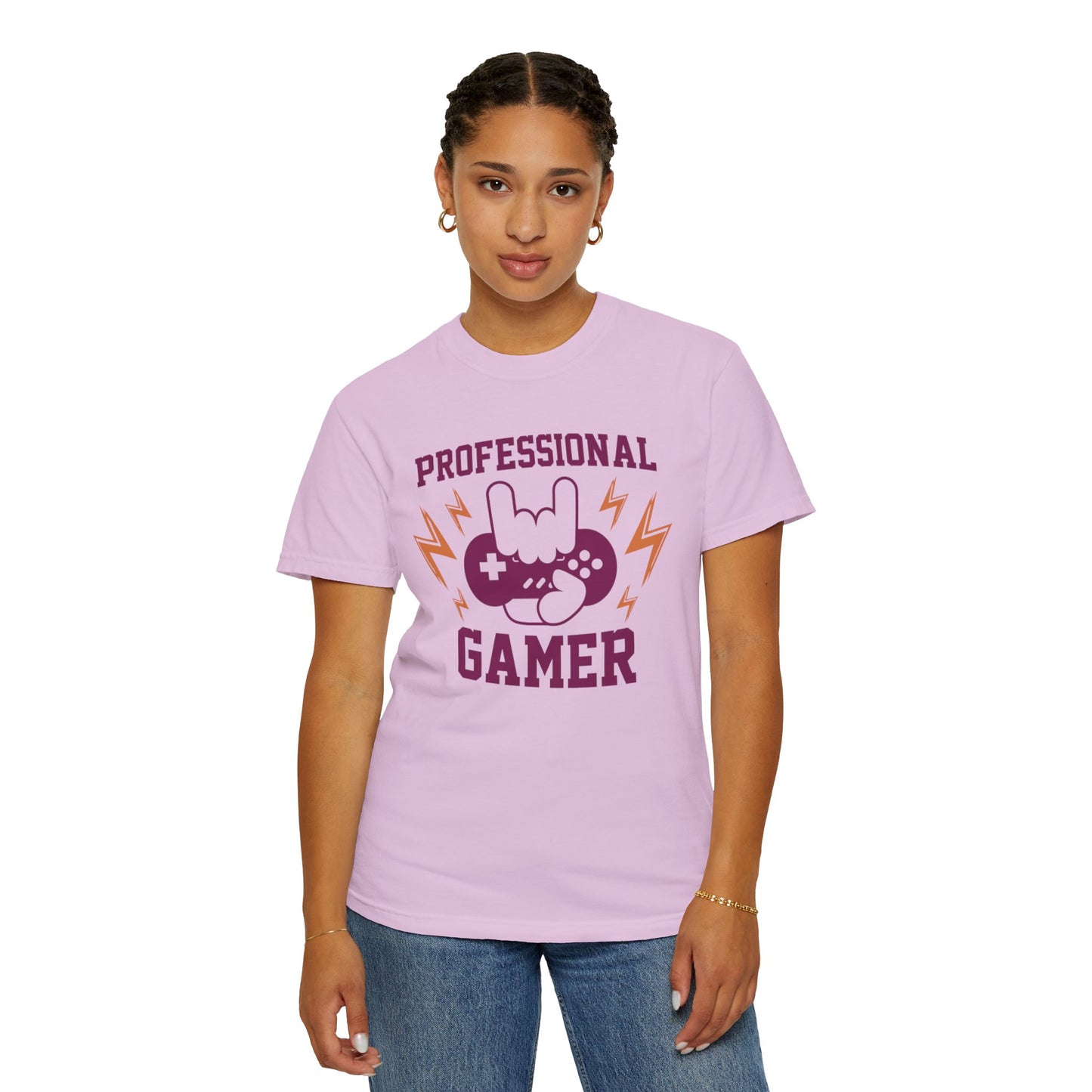 Professional Gamer Warriors Tee Non-Stop Playing Gaming Obsession Unisex Heavy Cotton T-Shirt