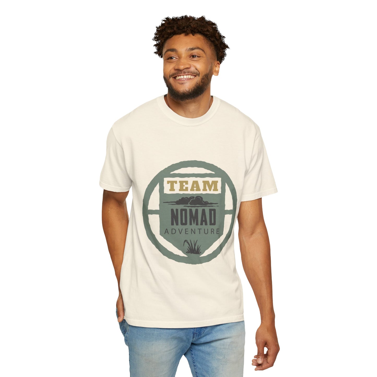 Team Nomad Constant Movement Discovery Freedom Adventure Enthusiasts Unisex Heavy Cotton T-Shirt