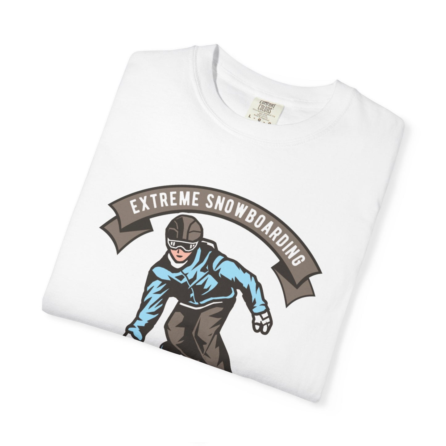 Extreme Snowboarding Sports Club Holly Jolly Winter Tee Wonderland Unisex Heavy Cotton T-Shirt