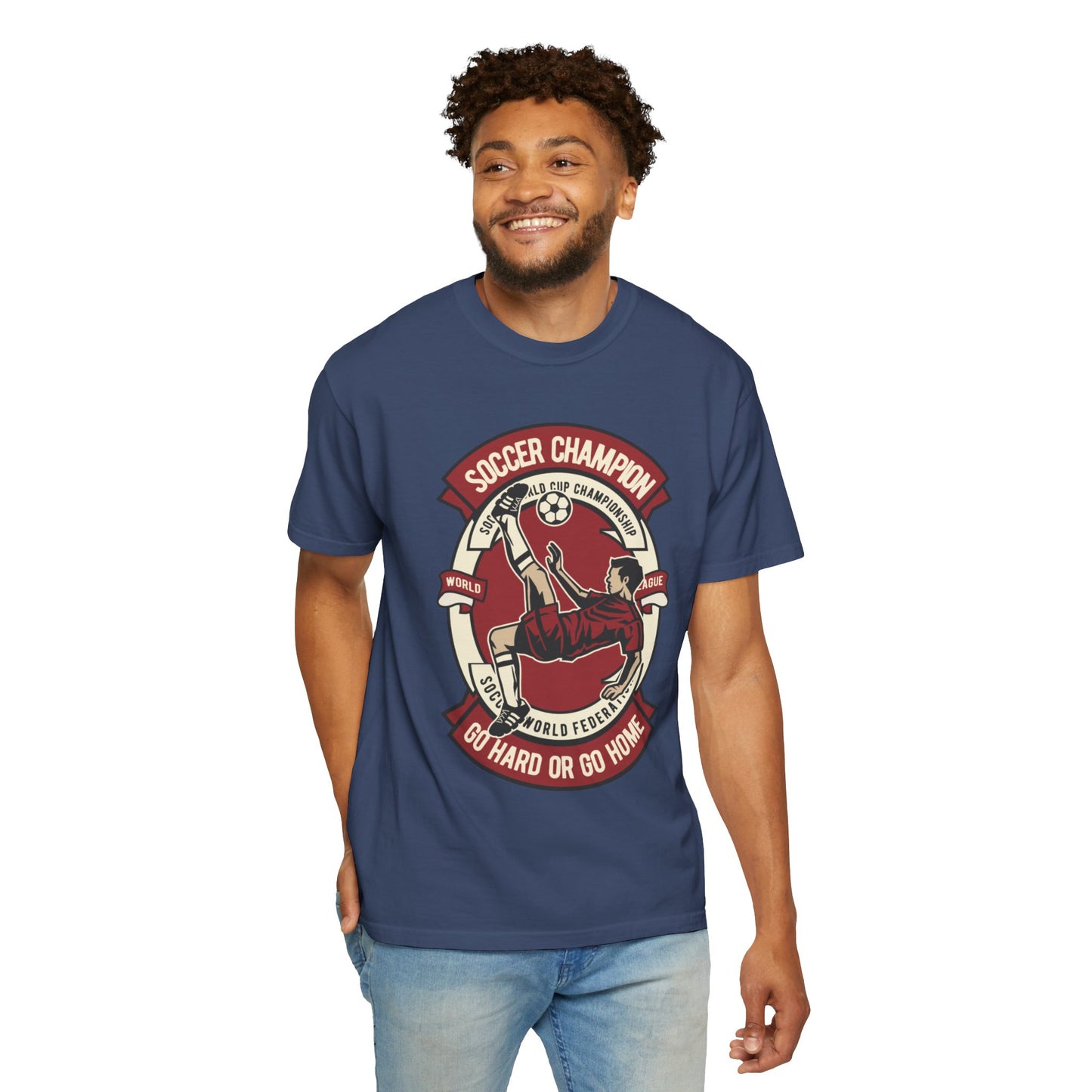 Soccer Champion Heartwarming Sweet Tee Charismatic Passion Unisex Heavy Cotton T-Shirt