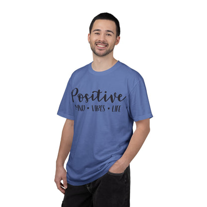 Positive Mind Vibes Life Precious Moments Tee Unexpected Blessings Divine Intervention Positive Outlook Unisex Heavy Cotton T-Shirt