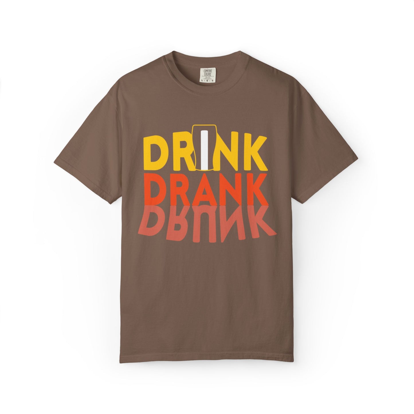 Funny Drink Drank Drunk Want To Drink Beer sarcastic Beer Glass Sip & Smile Unisex Heavy Cotton T-Shirt