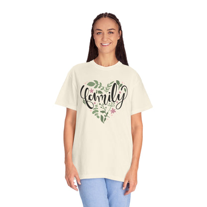 Family Trendy Tee Hug Rainbow Passion Unconditional Soulful Connection Siblings Love Parents Unisex Heavy Cotton T-Shirt