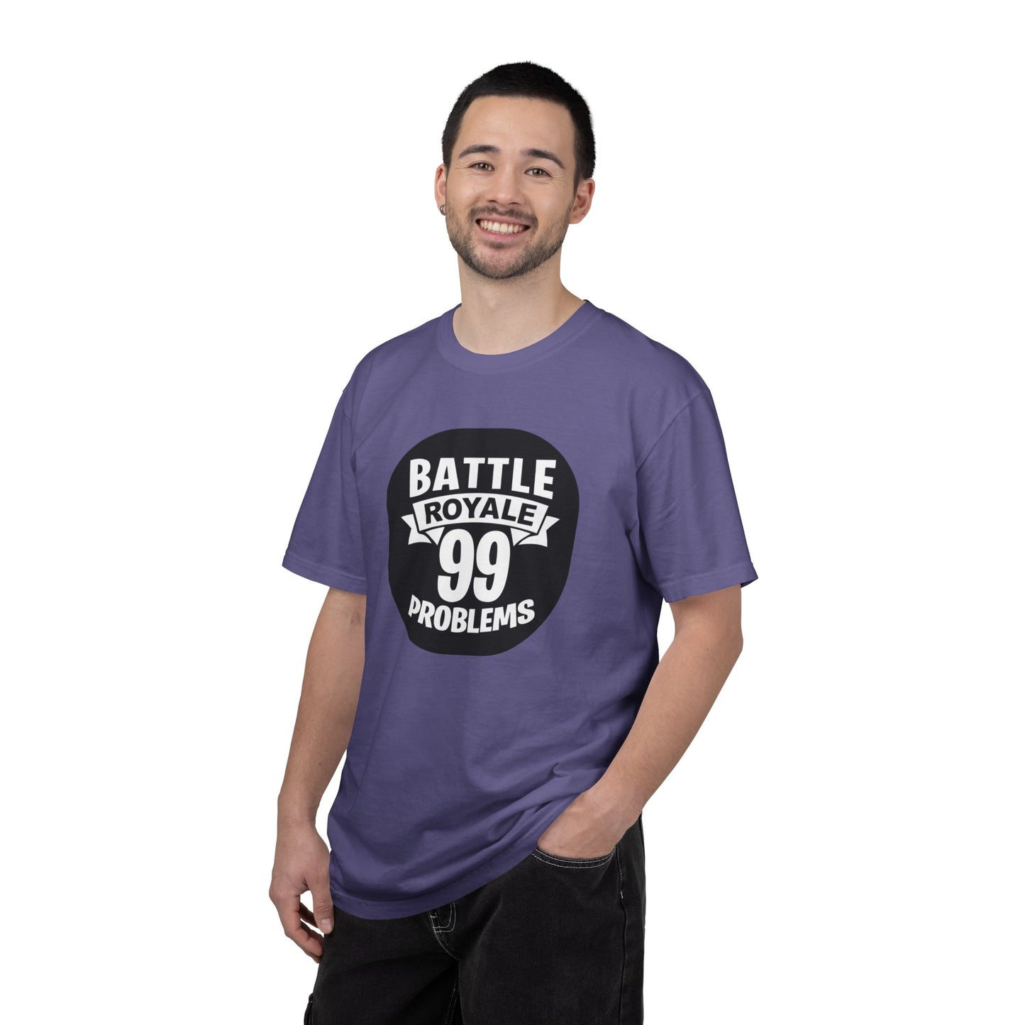 Battle Royal Multiplayer Madness Tee Thrilling Elimination High-Stakes Combat Unisex Heavy Cotton T-Shirt