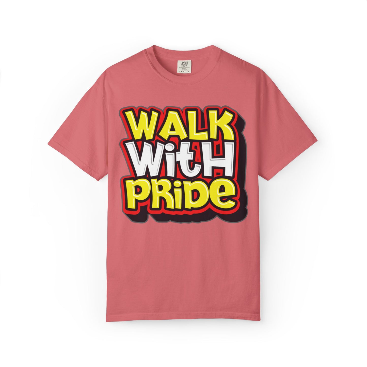 Walk With Pride Confidence Tee Aspiration Mindfulness Integrity Empowerment Unisex Heavy Cotton T-Shirt
