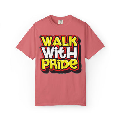 Walk With Pride Confidence Tee Aspiration Mindfulness Integrity Empowerment Unisex Heavy Cotton T-Shirt