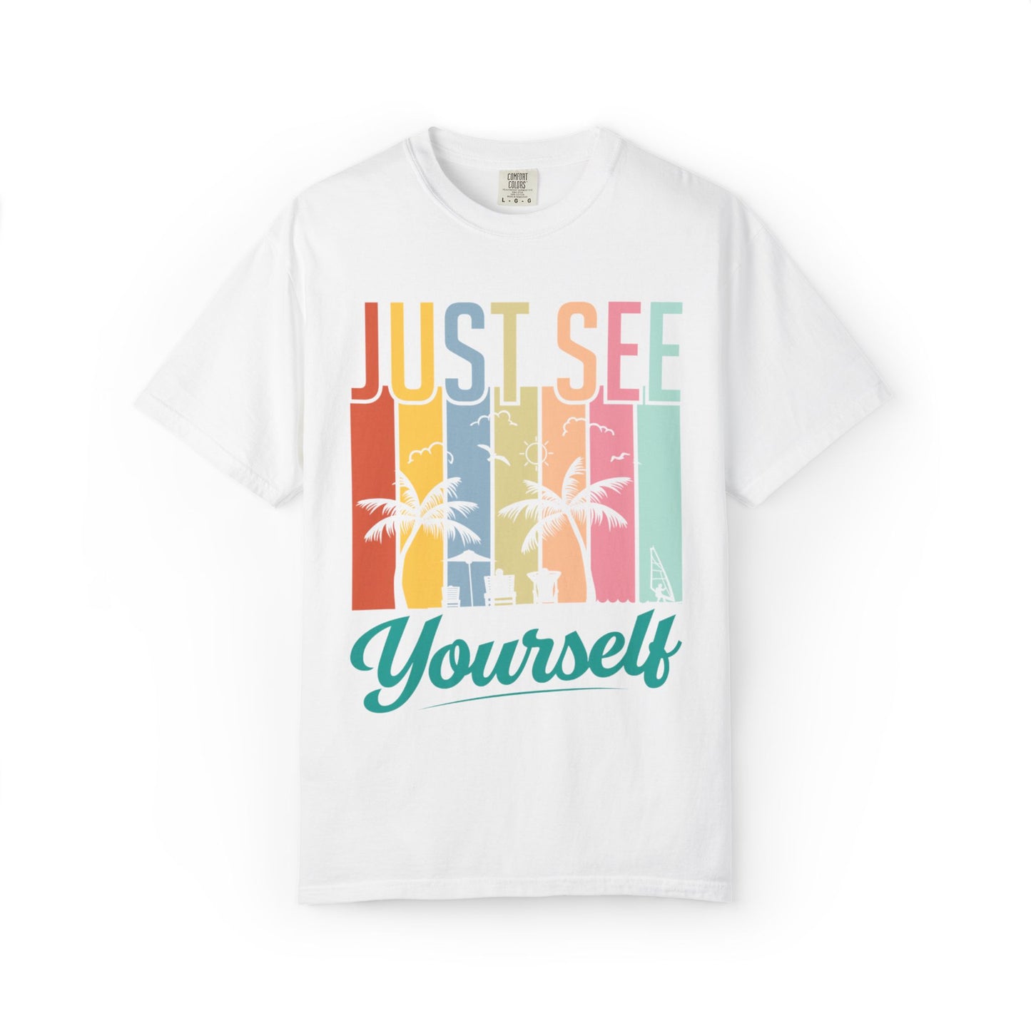 Inspirational Just See Yourself Self-Discovery Personal Vision Focus Summer Vibes Unisex Heavy Cotton T-Shirt