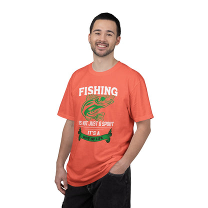 Fishing Is Not Just A Sport Reel Bait Fishing Tee Solitude Unisex Heavy Cotton T-Shirt
