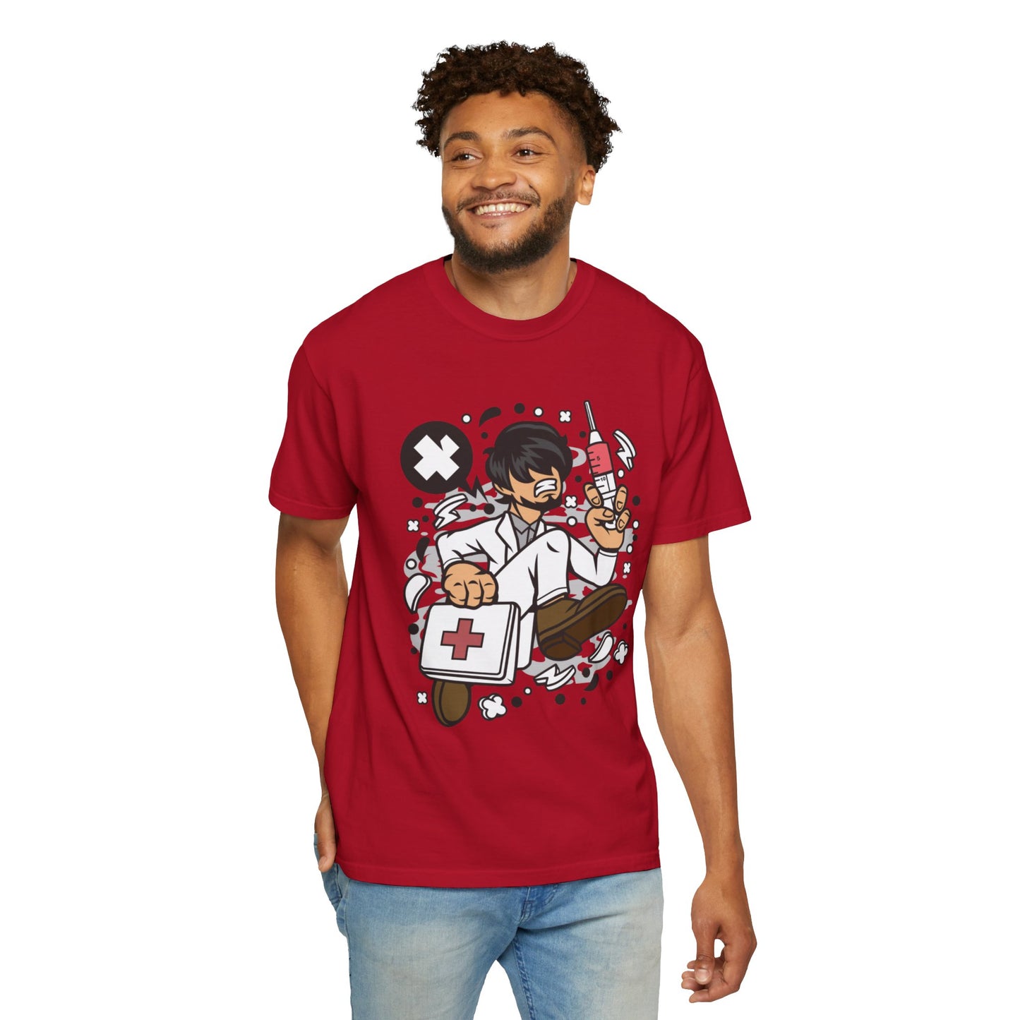 Doctor Superpower Medical Mastery Wellness Warriors Tee Medical Mentor Unisex Heavy Cotton T-Shirt
