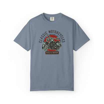 Classic Motorcycles Custom Engine Club Motorbike Lovers Trendy Tee High-speed Rider Adventure Racer Unisex Heavy Cotton T-Shirt