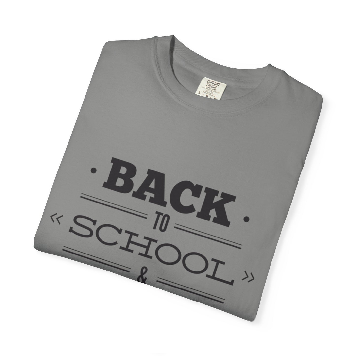 Funny Back To School Looking Cool New Beginning Educational Journey New Classroom Backpack Notebooks Unisex Heavy Cotton T-Shirt