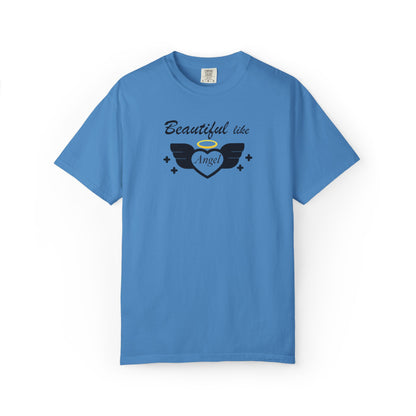 Beautiful Like Angel Politeness Tee Confidence Boost Stunning Gracefulness Unisex Heavy Cotton T-Shirt
