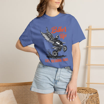 Thriller Live Behind Bars Secret Of Life Journey Over Destination Two Wheeled Adventures Unisex Heavy Cotton T-Shirt