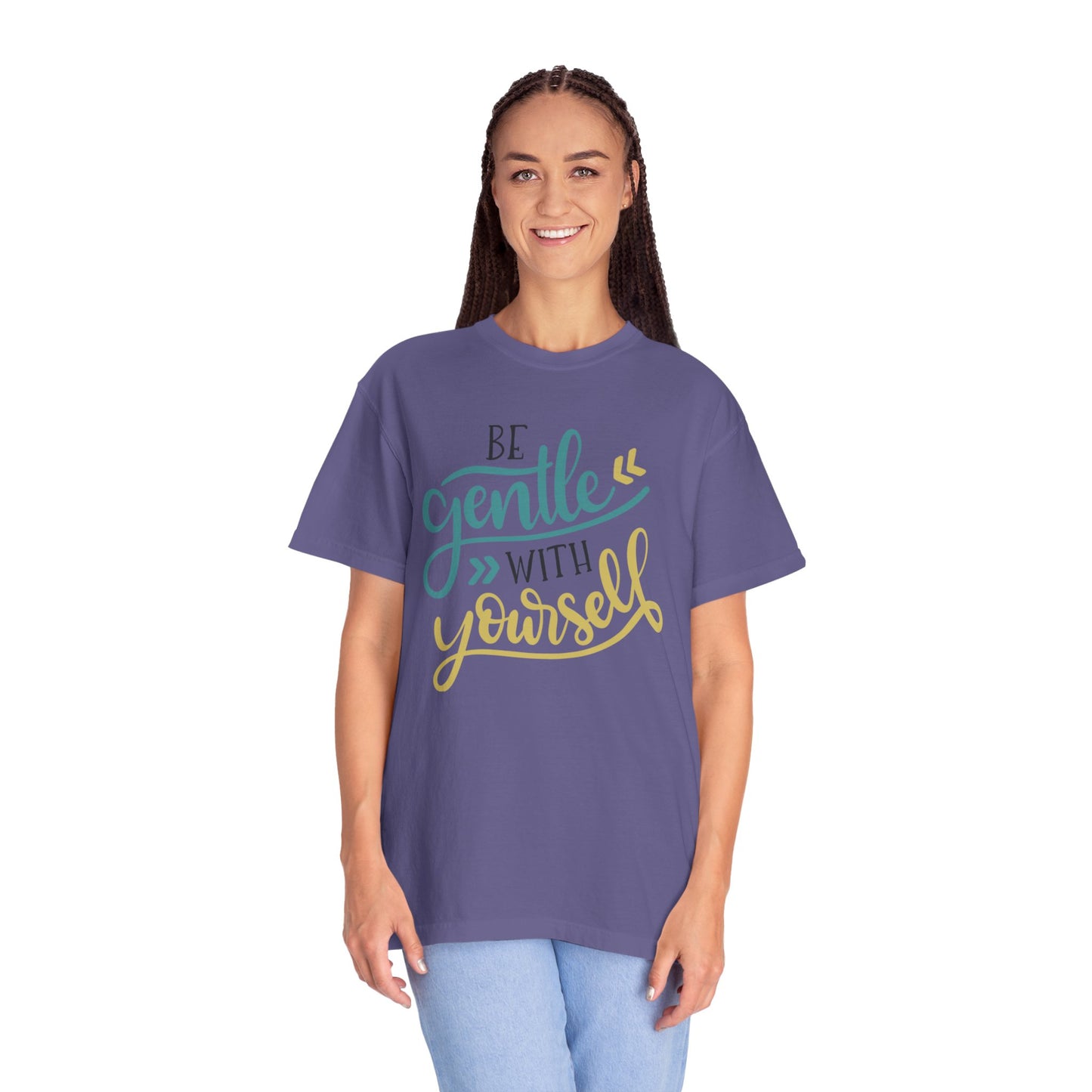 Be Gentle With Yourself Self-Love Motivation Tee Acceptance Personal Development Empowerment Unisex Heavy Cotton T-Shirt