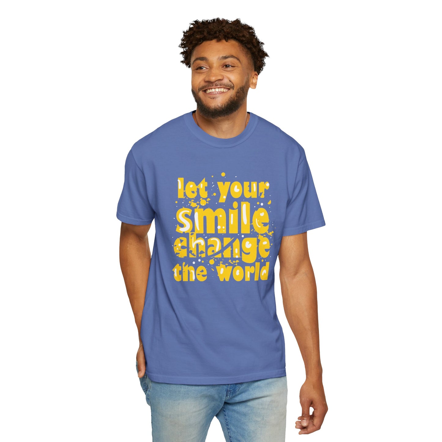 Let Your Smile Change The World Kindness Heartfelt Compliments Tee Thoughtful Gestures Love-Inspiration  Unisex Heavy Cotton T-Shirt