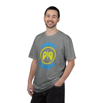 Inspirational Gamers Never Quit Virtual Immortality Forever A Gamer Immortalized In Pixels Unisex Heavy Cotton T-Shirt