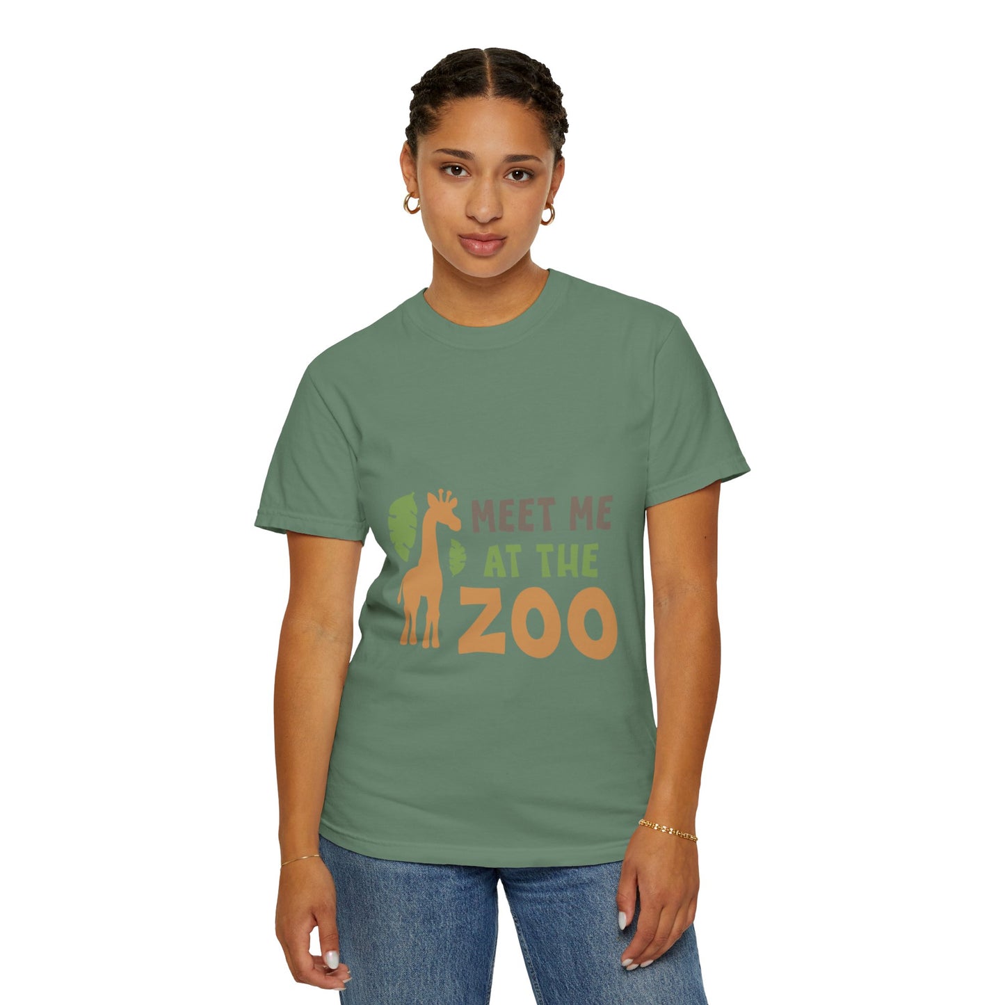 Meet Me At Zoo Wildlife Conservation Tee Animal Welfare Safari Aquarium Outreach Programs Unisex Heavy Cotton T-Shirt