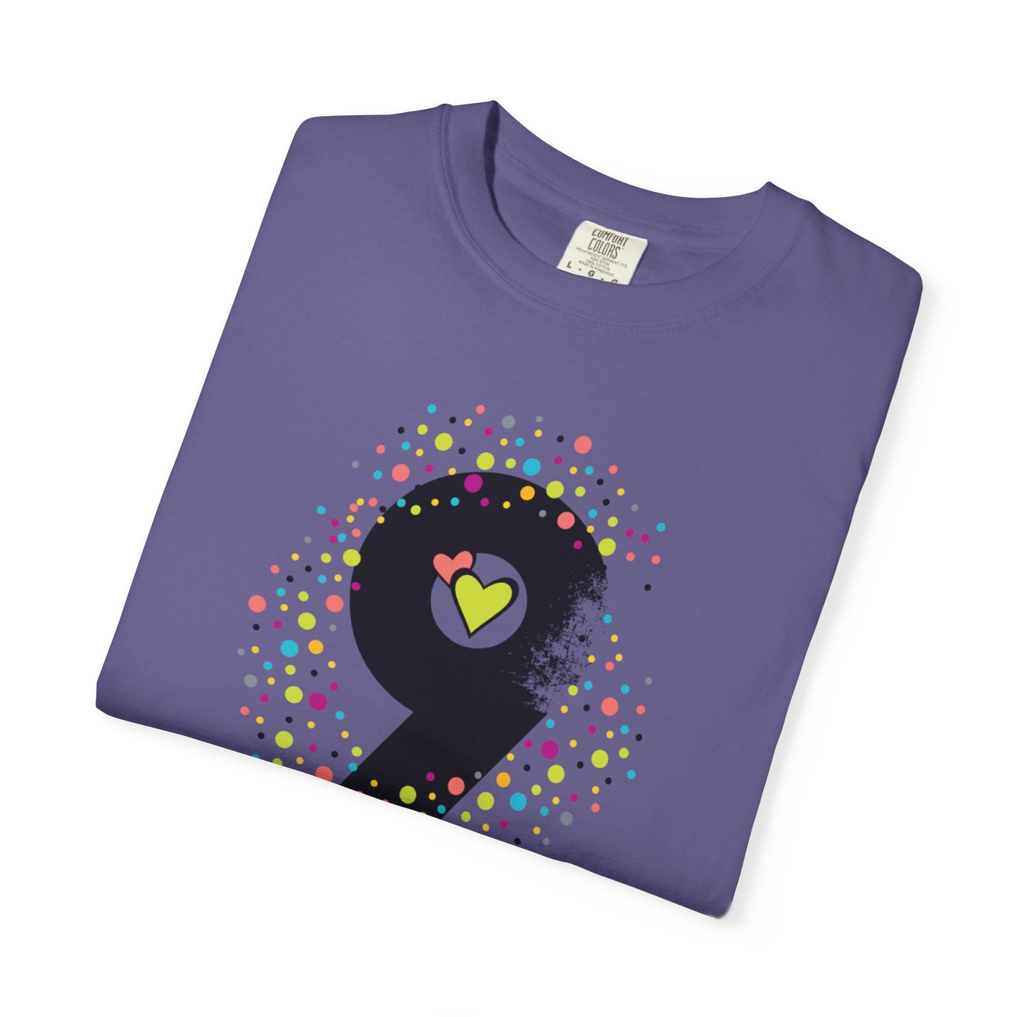9 Nine Number Flowers Heartwarming Lovely Trendy Tee Sweet Charismatic Beautiful Fragrance Rose Unisex Heavy Cotton T-Shirt