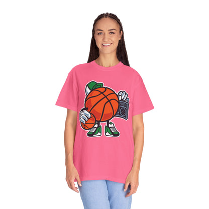 Funny Street Basketball Court King Queens Basketball Lovers Tee Slam Dunk Net Warriors Unisex Heavy Cotton T-Shirt