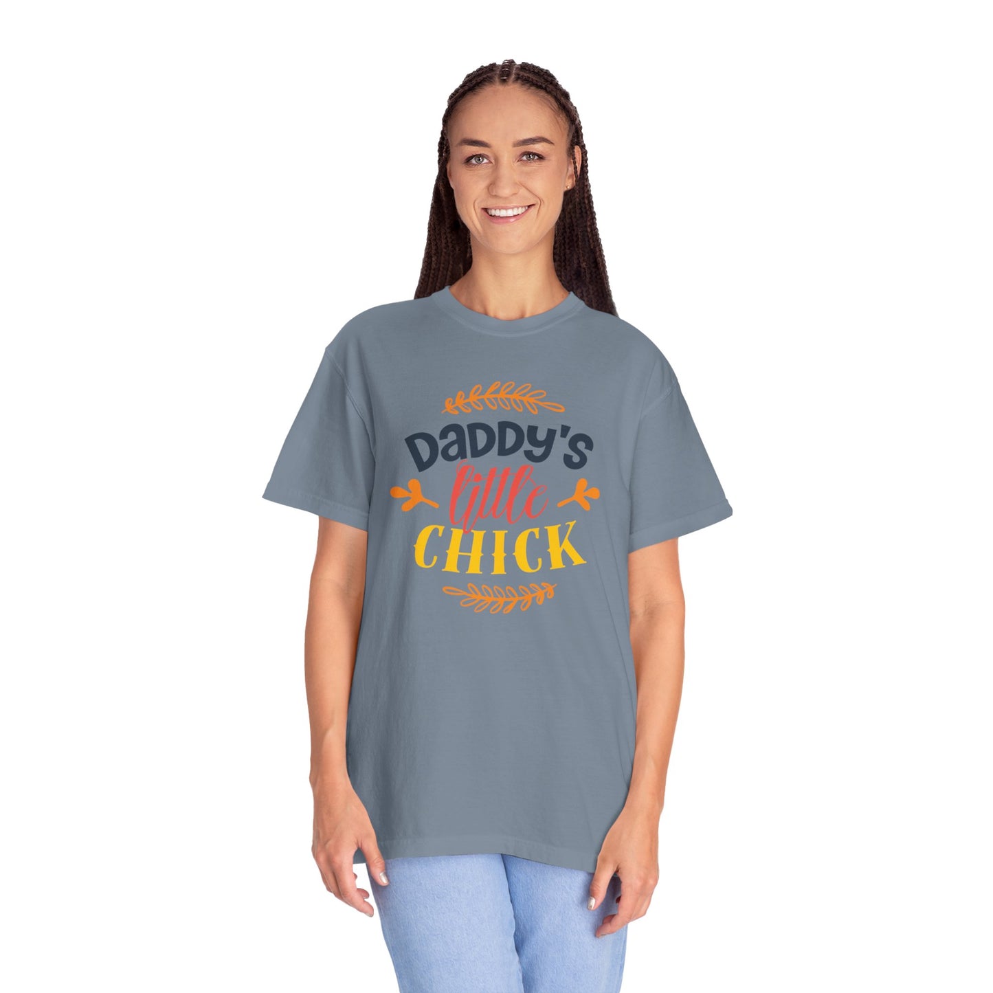 Daddy’s Little Chick Confidence Tee Elegance Charming Appealing Beauty Easter Celebration Unisex Heavy Cotton T-Shirt