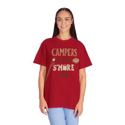 Campers Adventure Mountain Tee Belays Ropes Fun Activities Unisex Heavy Cotton T-Shirt