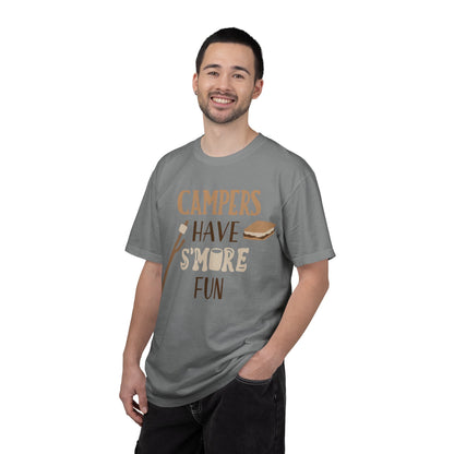 Campers Adventure Mountain Tee Belays Ropes Fun Activities Unisex Heavy Cotton T-Shirt