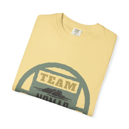 Team Nomad Constant Movement Discovery Freedom Adventure Enthusiasts Unisex Heavy Cotton T-Shirt