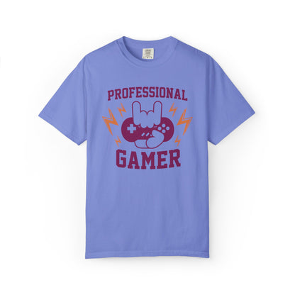 Professional Gamer Warriors Tee Non-Stop Playing Gaming Obsession Unisex Heavy Cotton T-Shirt