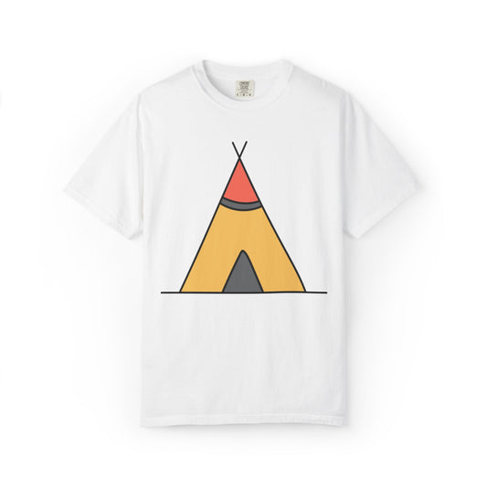 Camping  Adventure Lovers Tee Nature Exploration Bonfire Travel Van Unisex Heavy Cotton T-Shirt