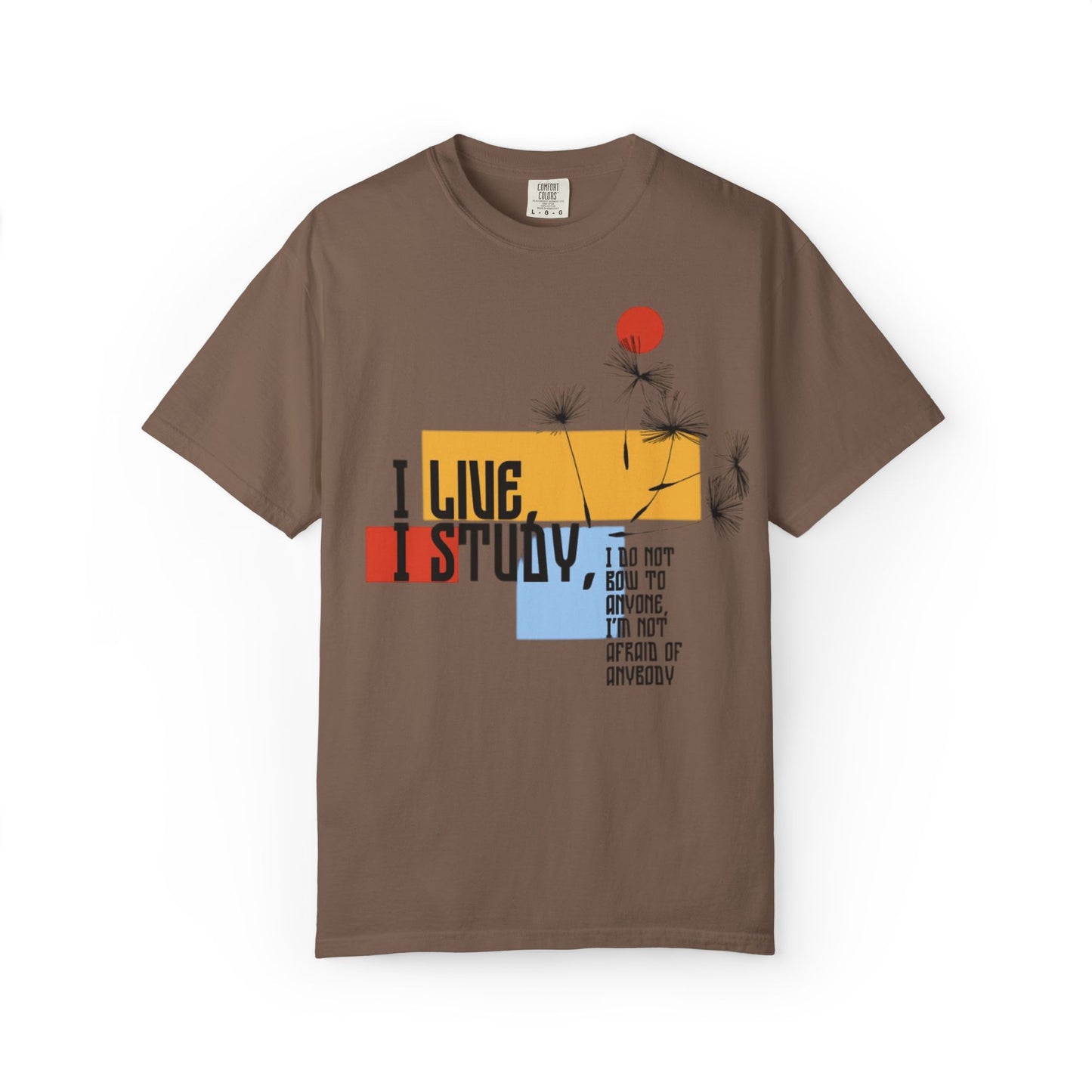 I Live I Study - Unisex Garment-Dyed T-shirt