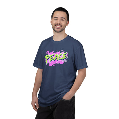 Graffiti Logo Maker Featuring Bubbly Graphics Unisex Heavy Cotton T-Shirt