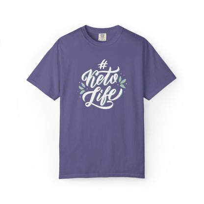 Keto Life Low-Carb Vegetables Tee Moderate Protein Fat Adaptation Intermittent Fasting Unisex Heavy Cotton T-Shirt