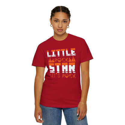 Thrilling Little Rock Star Born To Rock Rock And Roll Passion Rocker At Heart Rock Enthusiasm Unisex Heavy Cotton T-Shirt
