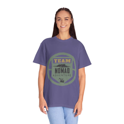 Team Nomad Constant Movement Discovery Freedom Adventure Enthusiasts Unisex Heavy Cotton T-Shirt