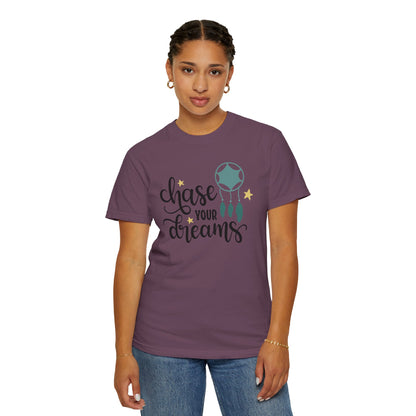 Chase Your Dreams Creativity Imagination Tee Determination Reach For The Stars Unisex Heavy Cotton T-Shirt