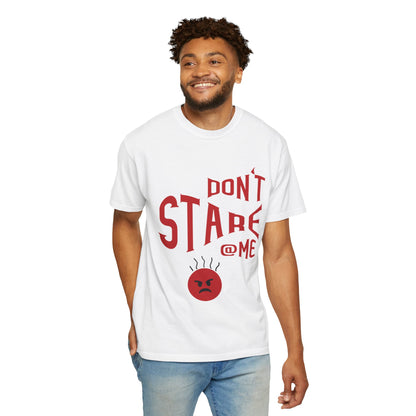 Don’t Stare Me Politeness Tee Personal Space Self-Consciousness Respect Boundaries Unisex Heavy Cotton T-Shirt