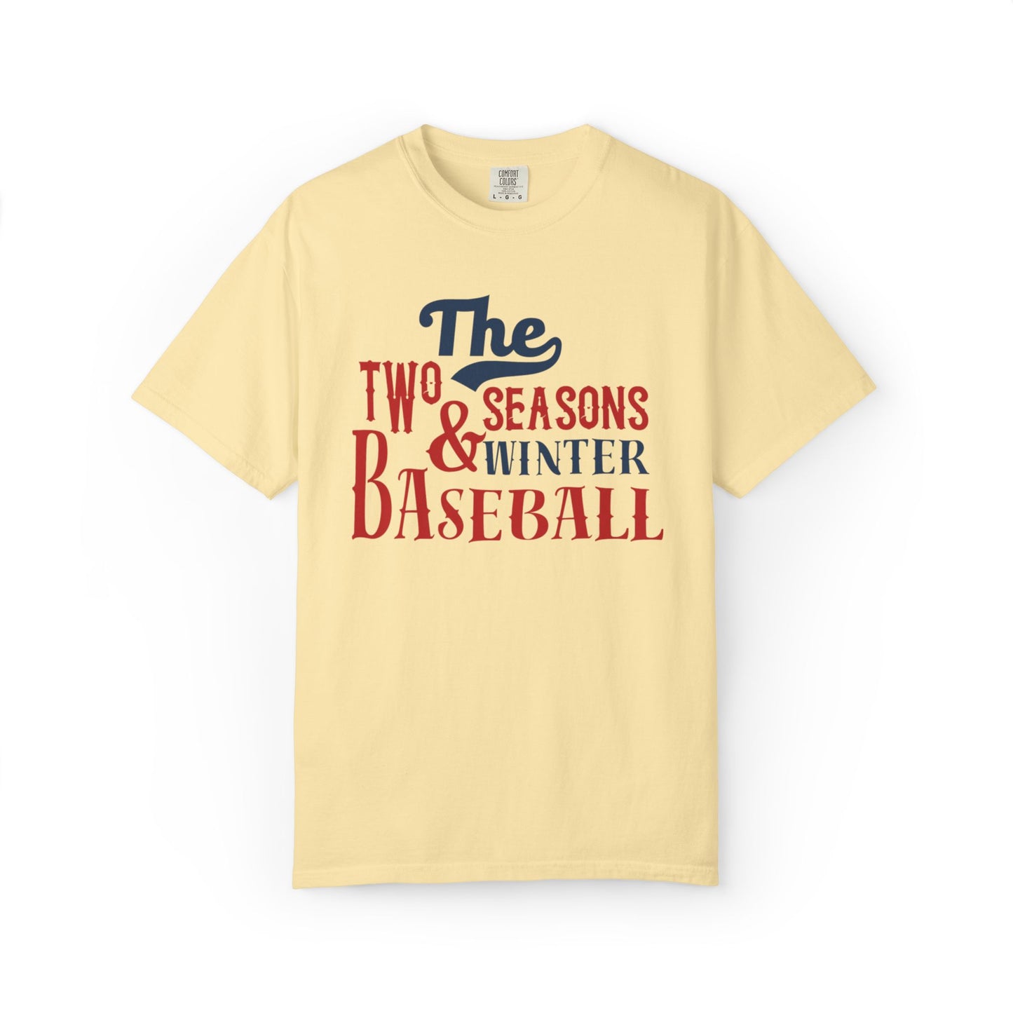 The Two Seasons Winter & Baseball Pitcher’s Snow Peace Tee Scoreboard Smiles Inning Of Joy Unisex Heavy Cotton T-Shirt