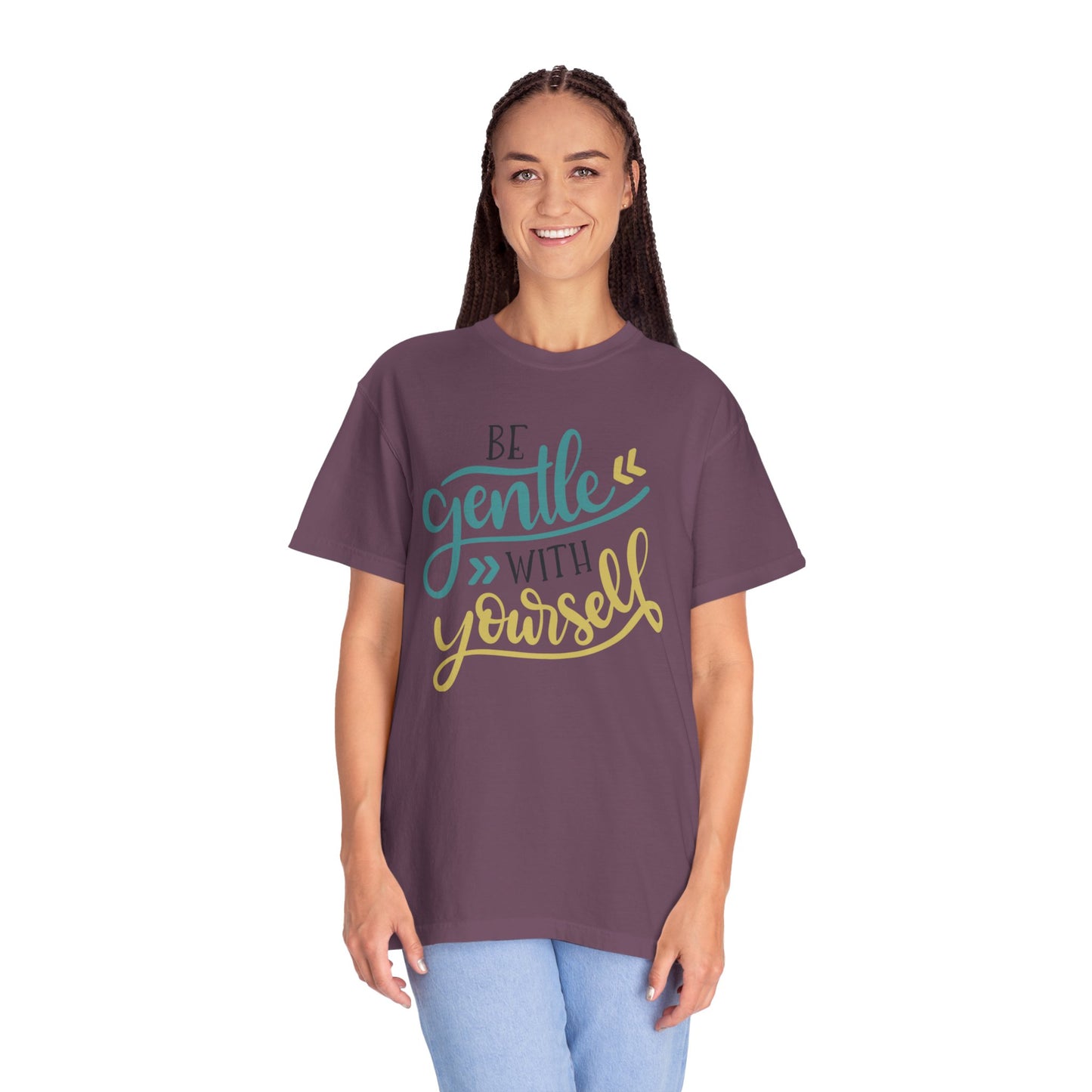 Be Gentle With Yourself Self-Love Motivation Tee Acceptance Personal Development Empowerment Unisex Heavy Cotton T-Shirt