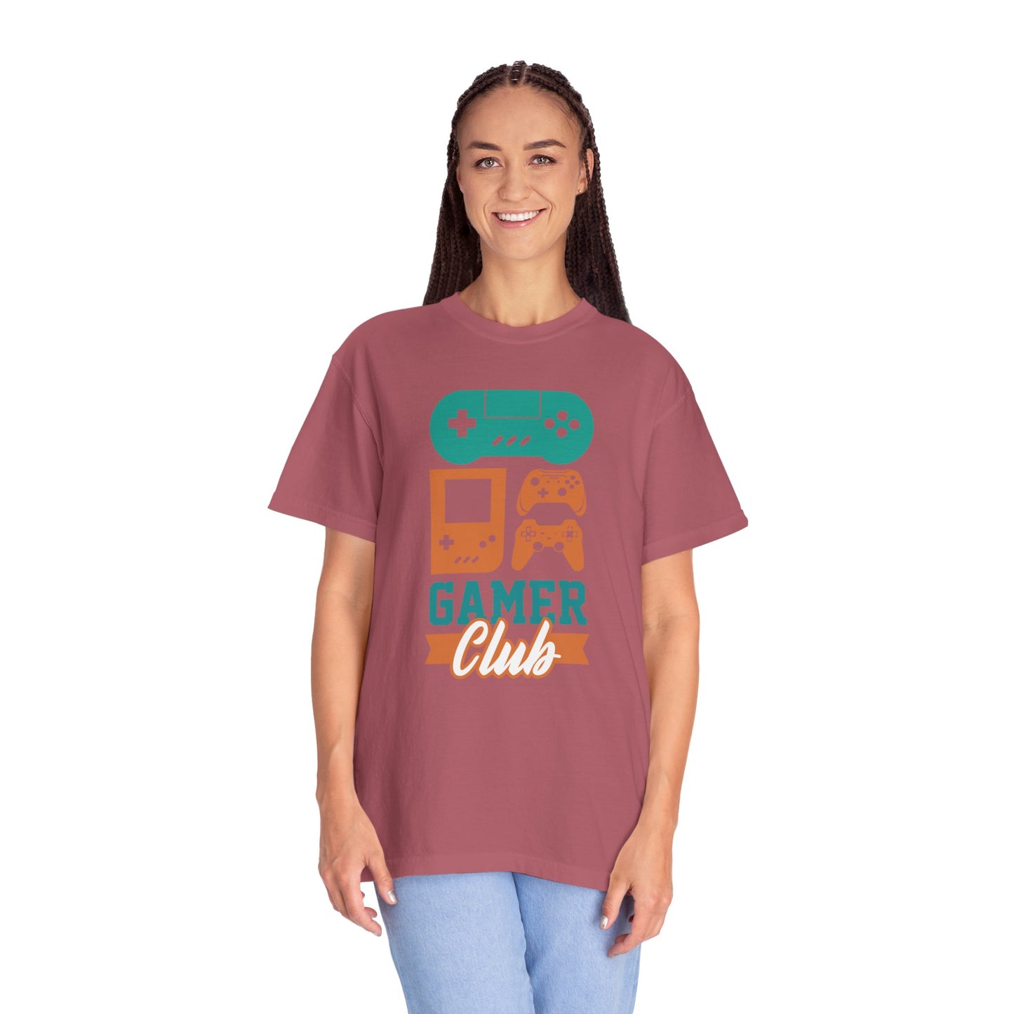 Funny Gamer Club Sarcastic Retro Gaming Gaming Consoles Gaming Community Unisex Heavy Cotton T-Shirt