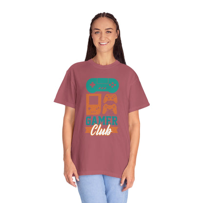 Funny Gamer Club Sarcastic Retro Gaming Gaming Consoles Gaming Community Unisex Heavy Cotton T-Shirt