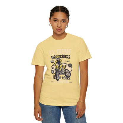 Extreme Champion Epic Trail Exploration Tee Thrill-Seeking Stunt Mastery Downhill Rush Unisex Heavy Cotton T-Shirt