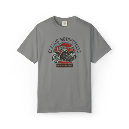 Classic Motorcycles Custom Engine Club Motorbike Lovers Trendy Tee High-speed Rider Adventure Racer Unisex Heavy Cotton T-Shirt