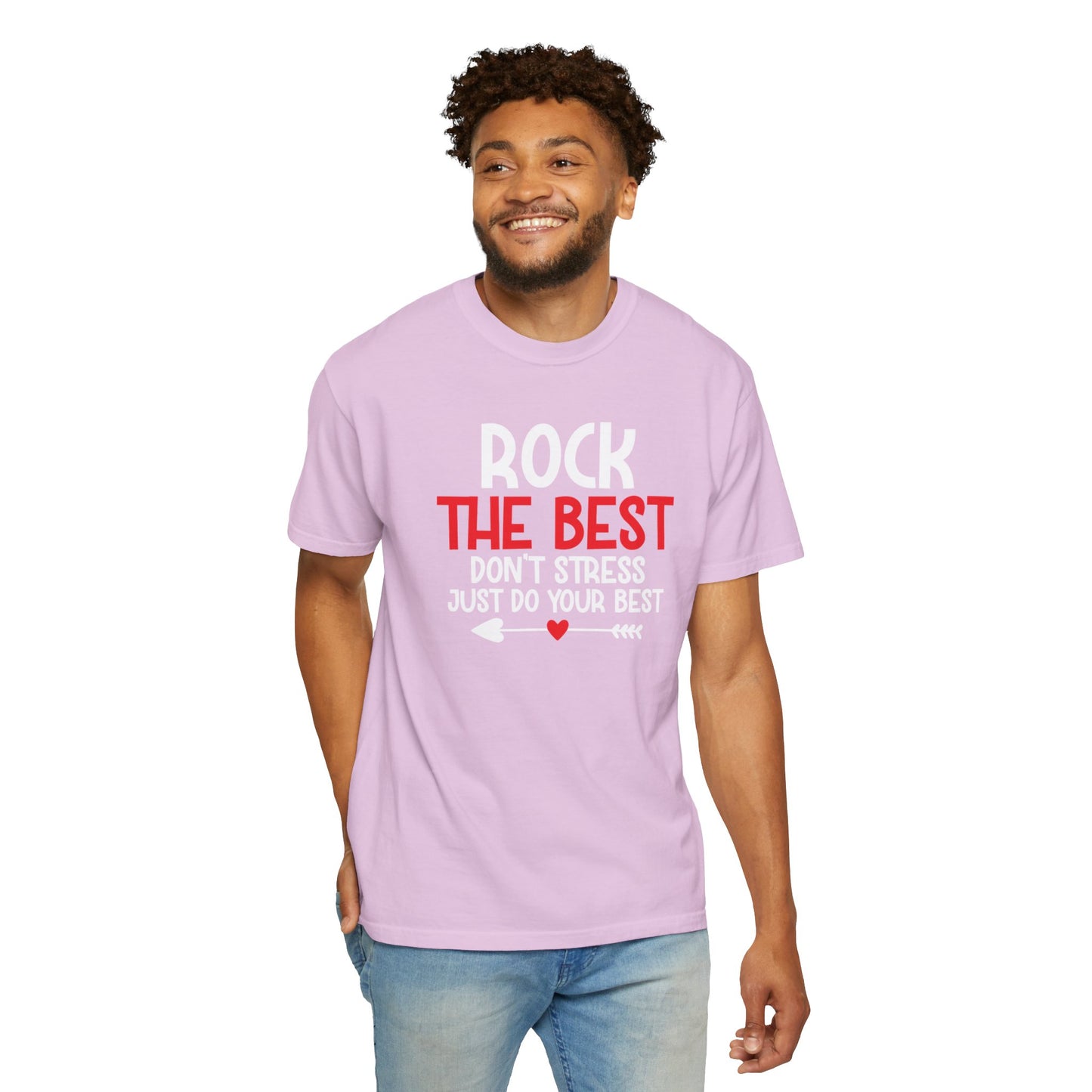 Motivational Rock The Best Stop Wishing Start Doing Action Goal Setting Modern Tee Achievement Self-Improvement Unisex Heavy Cotton T-Shirt