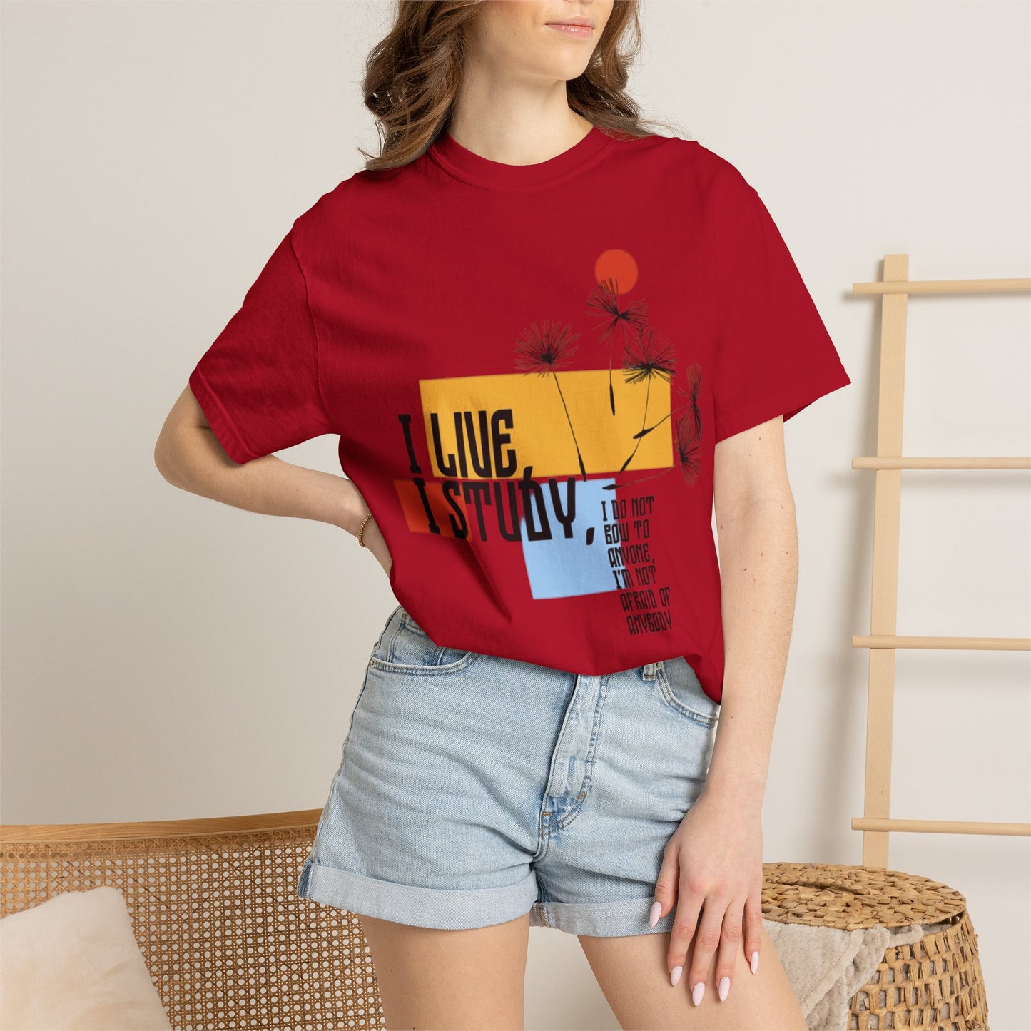 I Live I Study - Unisex Garment-Dyed T-shirt
