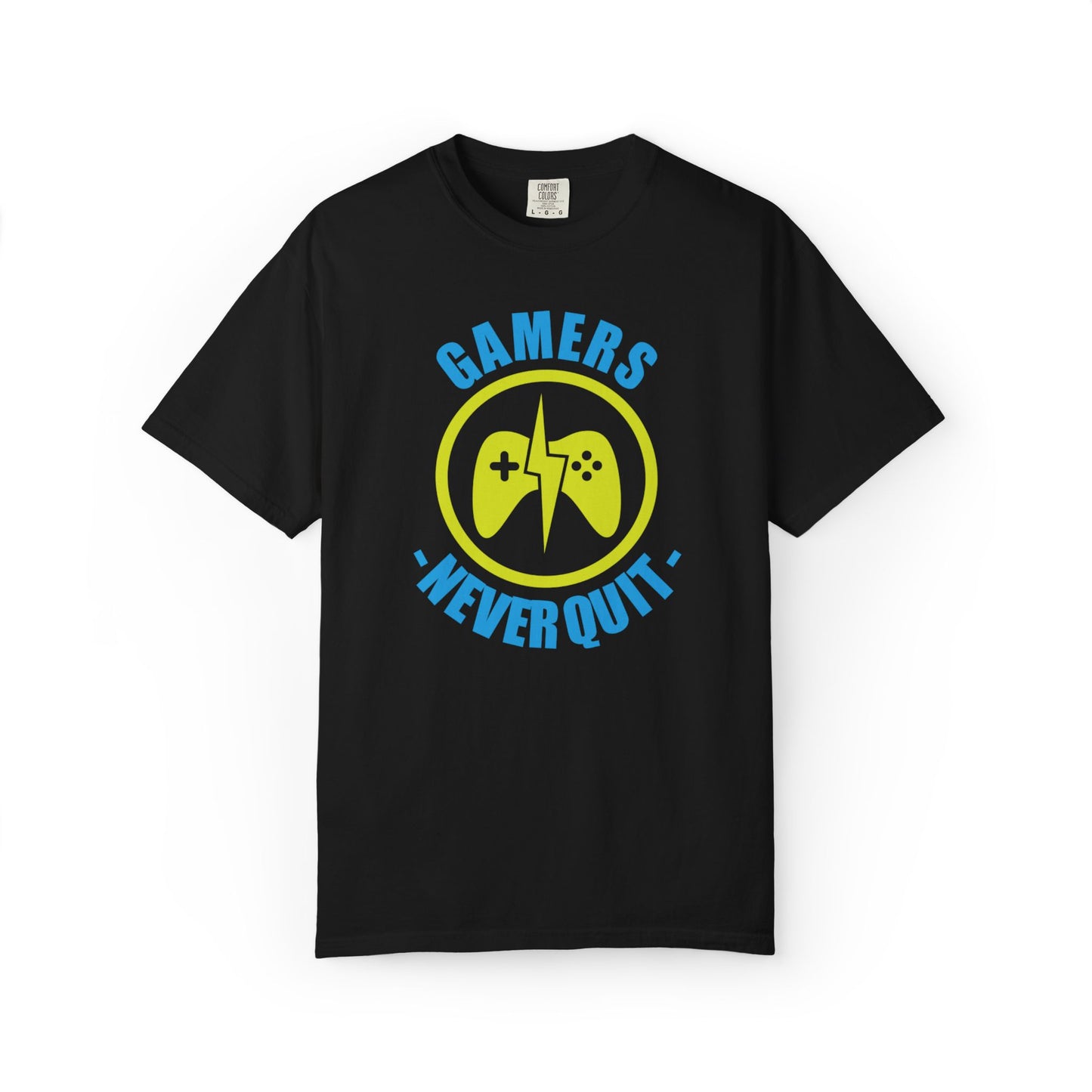 Inspirational Gamers Never Quit Virtual Immortality Forever A Gamer Immortalized In Pixels Unisex Heavy Cotton T-Shirt